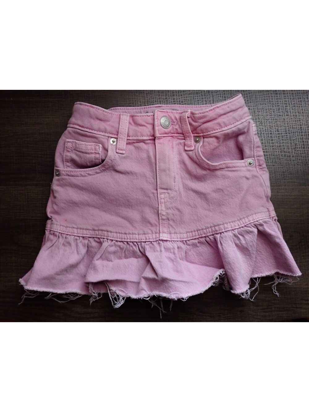 Cat & Jack pink denim skirt